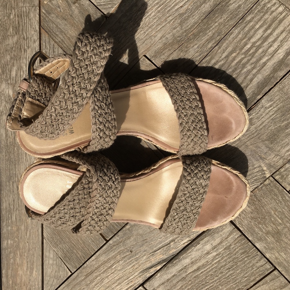 Stuart Weizman braided espadrilles